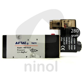 Van điện từ khí nén 5/2 5 ngã 2 vị trí 1 coil Airtac 4M