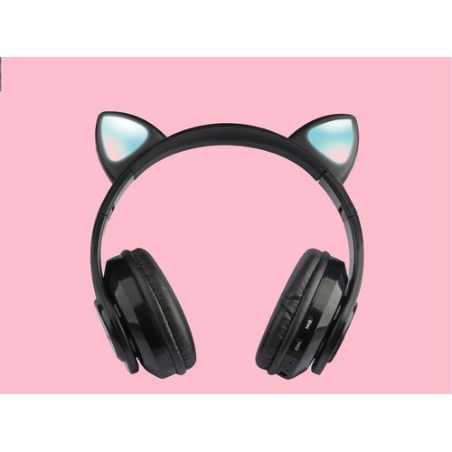 HEADPHONE WIRELESS HXZ-B39 - LED CAT EAR (MÀU NGẪU NHIÊN)