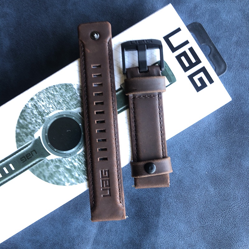 Dây Da Thay Thế 22mm UAG Cho Đồng Hồ Thể Thao GALAXY WATCH 3 45 46mm samsung Gear S3 GT 2 3 PRO 2e 42mm