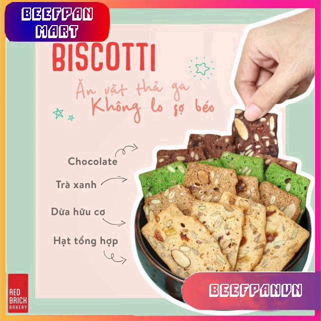 Bánh BISCOTTI Hạt Tổng Hợp - [FREESHIP] - Gạch Đỏ 250g - Ăn  Kiêng - Giảm Cân - Dành Cho Người Tiếu Đường | BigBuy360 - bigbuy360.vn