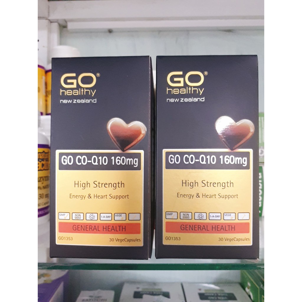 Viên Uống Bổ Tim GO CO-Q10 160MG - HỖ TRỢ GIẢM QUÁ TRÌNH LÃO HÓA TIM MẠCH