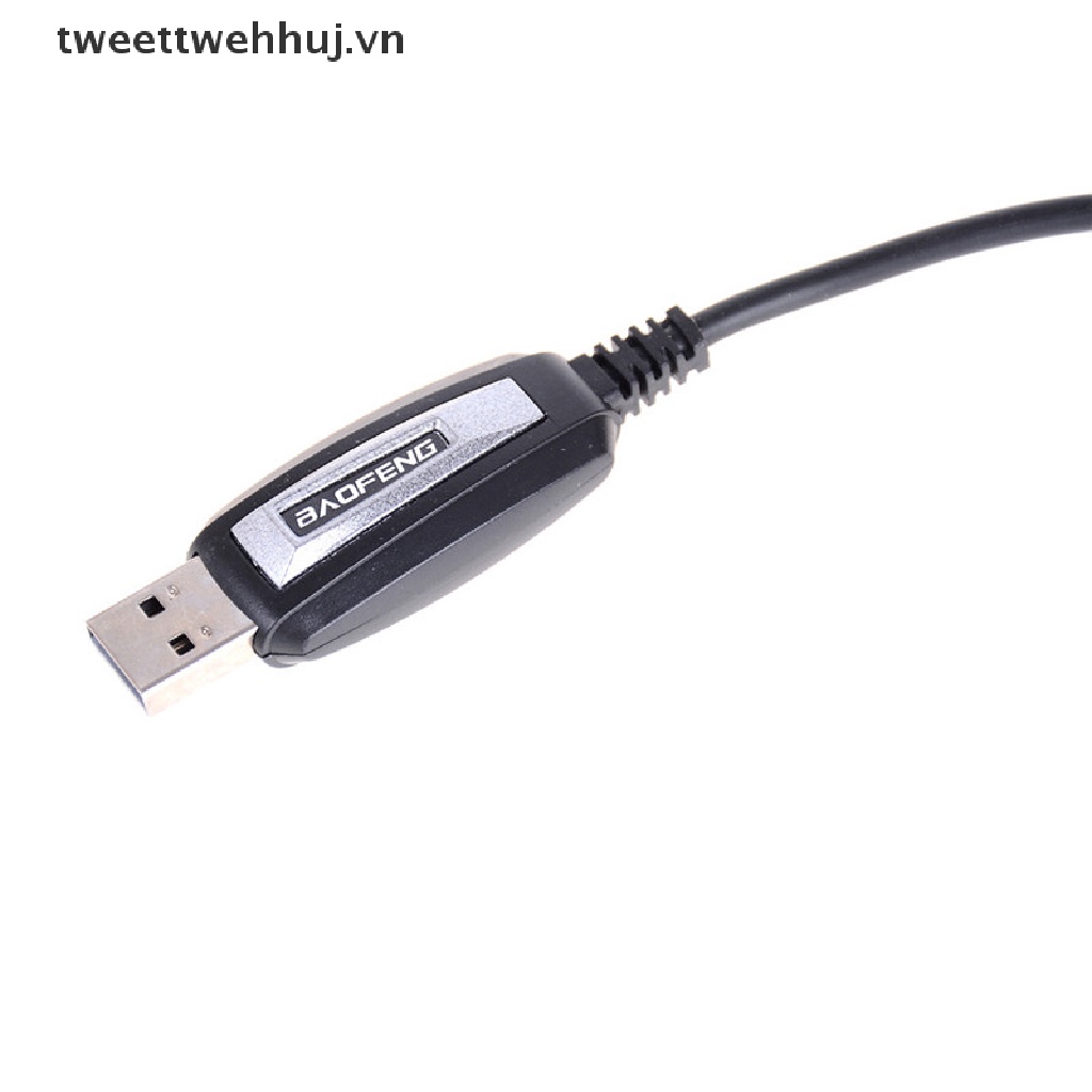 1 Bộ Dây Cáp Lập Trình USB 2Pin Kèm Đĩa CD Phần Mềm Dành Cho Radio Baofeng UV-5R BF-888S