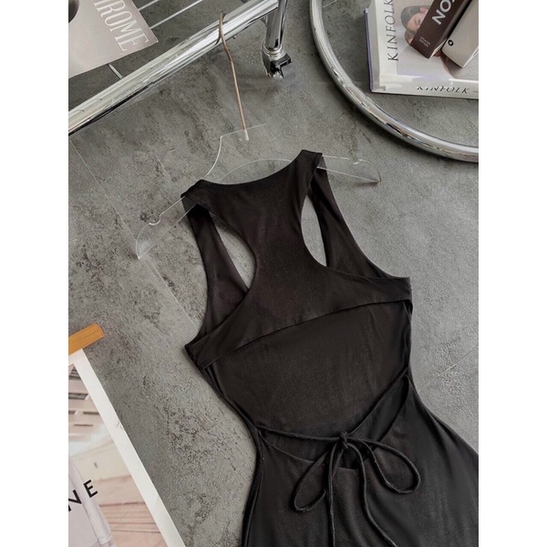 Đầm body ba lỗ dáng ôm sexy nữ tính đầm hot trend ba màu LY