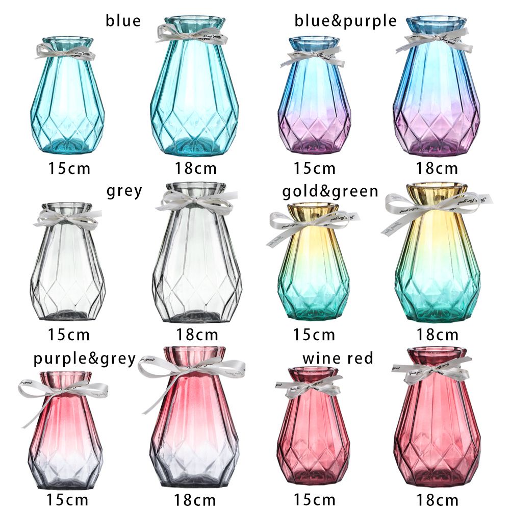 Lọ Hoa Thủy Tinh Trong Suốt Thiết Kế Tối Giản Sáng Tạo Dùng Trang Trí Nhà Cửa|Bình Hoa Khô / Nhiều Màu