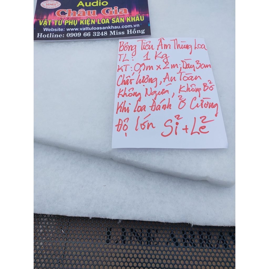 Mút tiêu âm, cách âm thùng loa 1kg Audio Châu Gia