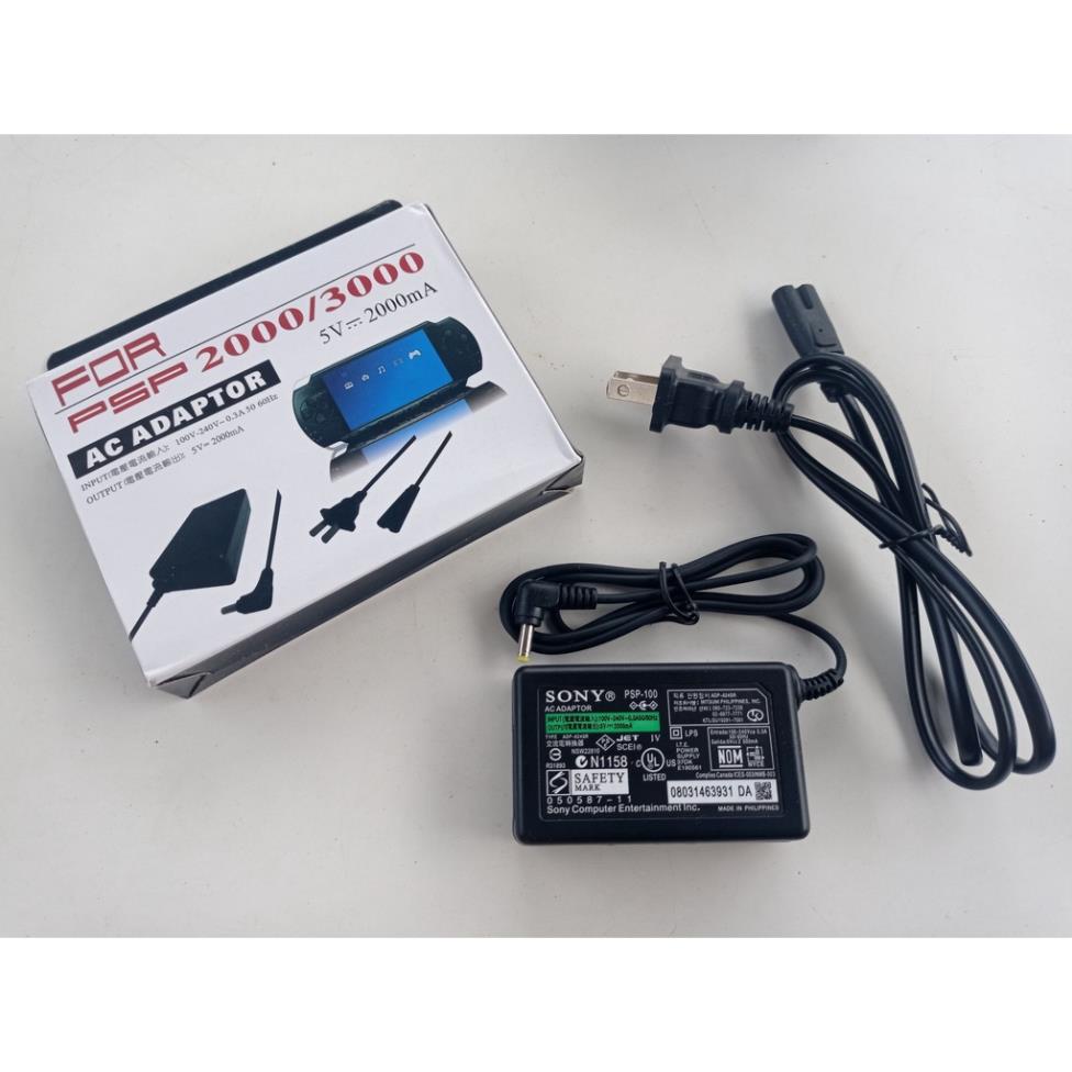 ⚡️GIÁ TỐT⚡️ Bộ Adapter Kèm Dây Sạc Pin Cho Máy Game PSP-2000/3000