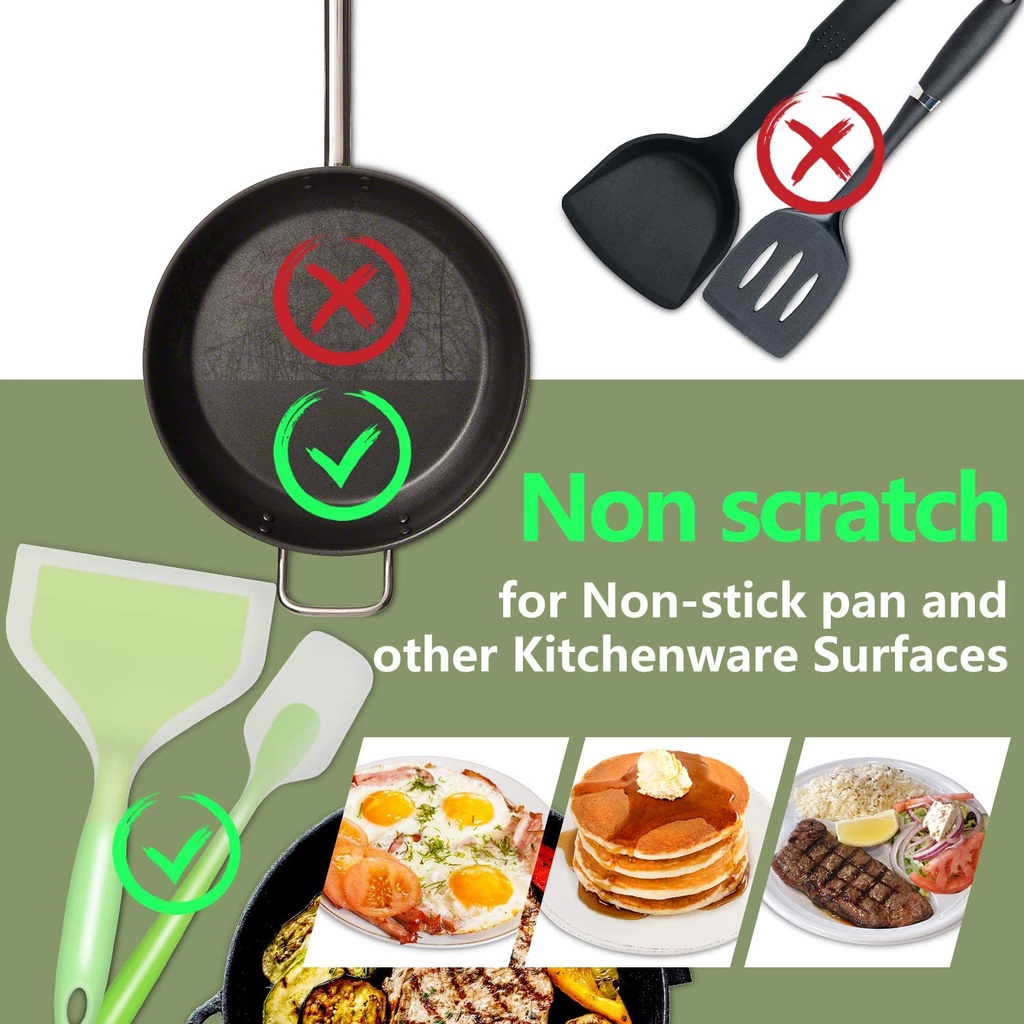 Xẻng Silicon chống dính chịu nhiệt độ cao cho nhà bếp tiện dụng chất lượng cao