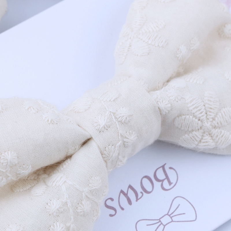 Băng Đô Đính Nơ Màu Trơn Dễ Thương Cho Bé Gái