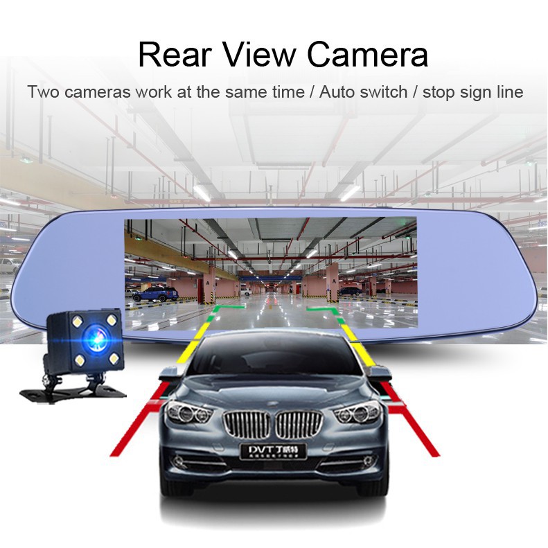 Máy Quay Hành Trình Màn Hình Cảm Ứng 7 Inches 1080P Chuyên Dụng Cho Xe Hơi