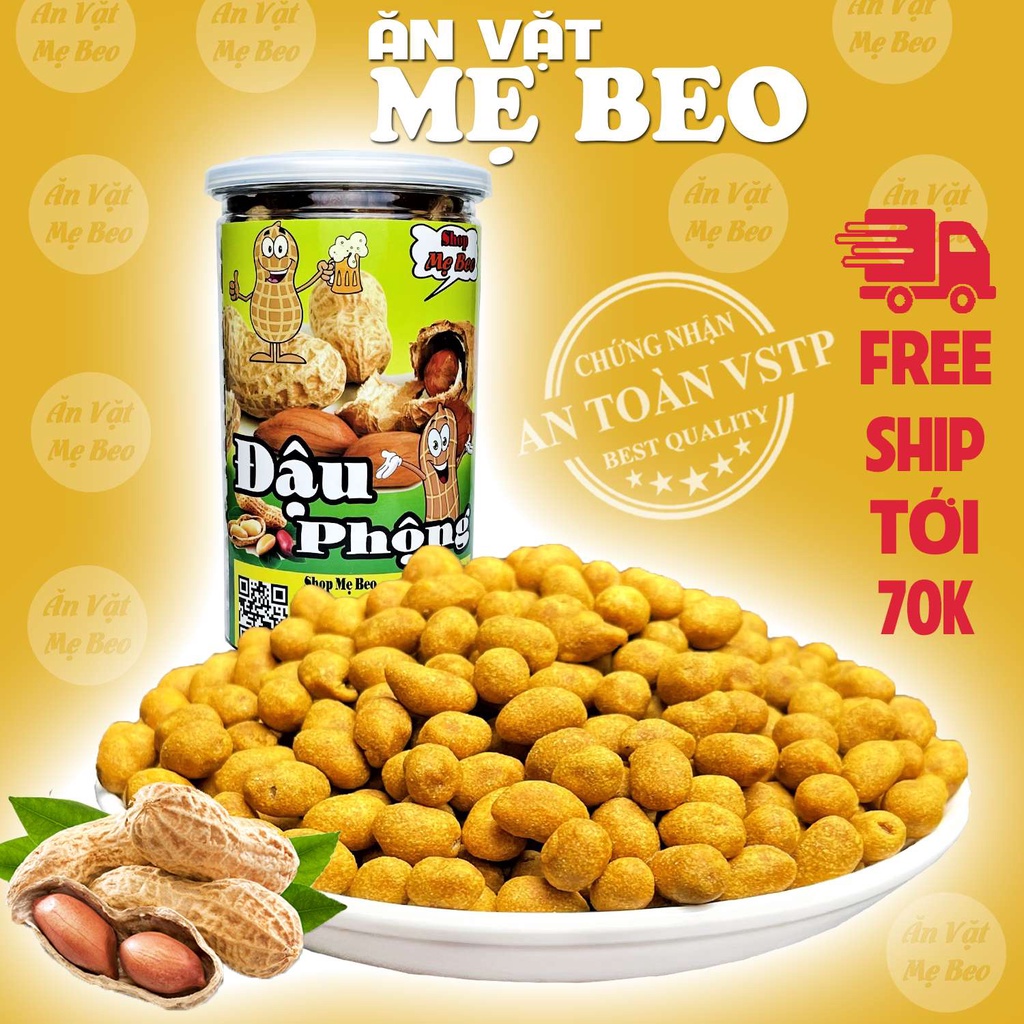 500Gr Đậu phông da cá nước dừa Mẹ Beo đồ ăn vặt cực ngon