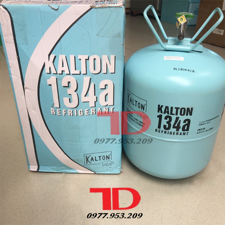 Môi chất lạnh tủ lạnh R134 KALTON 13.6kg, ga lạnh R134