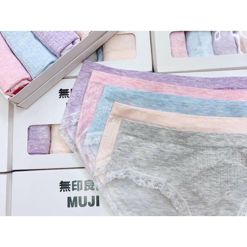 Hộp 5 quần lót muối tiêu kháng khuẩn hộp trắng