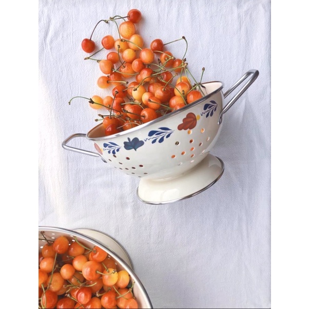 Rổ đựng hoa quả trang trí để bàn phong cách vintage cổ điển