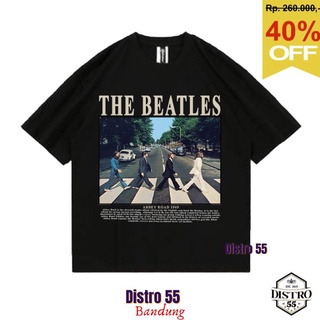 Áo thun in hình nhóm nhạc the beatles phong cách vintage