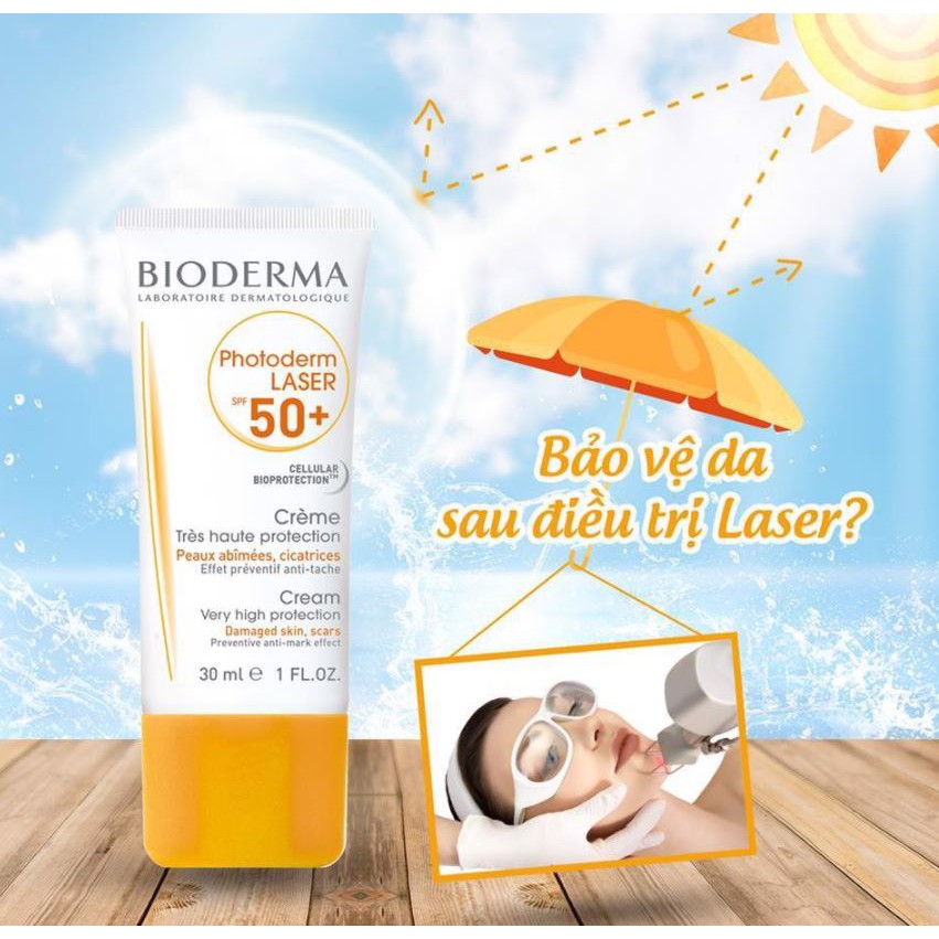 Kem Chống Nắng Bảo Vệ Da Laser Bioderma Photoderm Laser Cream SPF 50+30ml