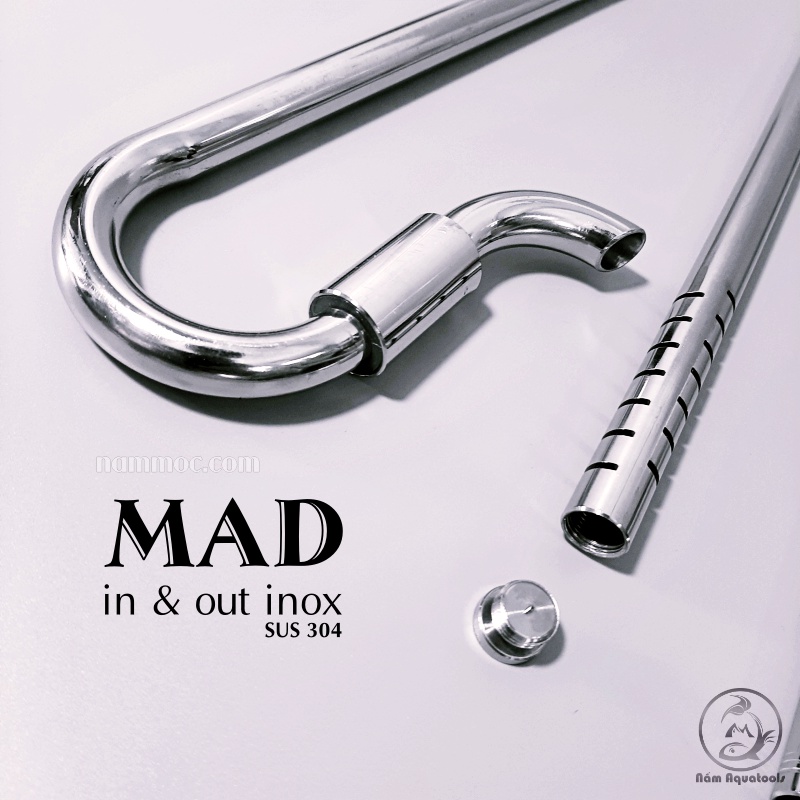 MAD - IN OUT INOX F12 - Inout Sáng Bóng Siêu Đẹp | Thuỷ Sinh Nấm Aquatools