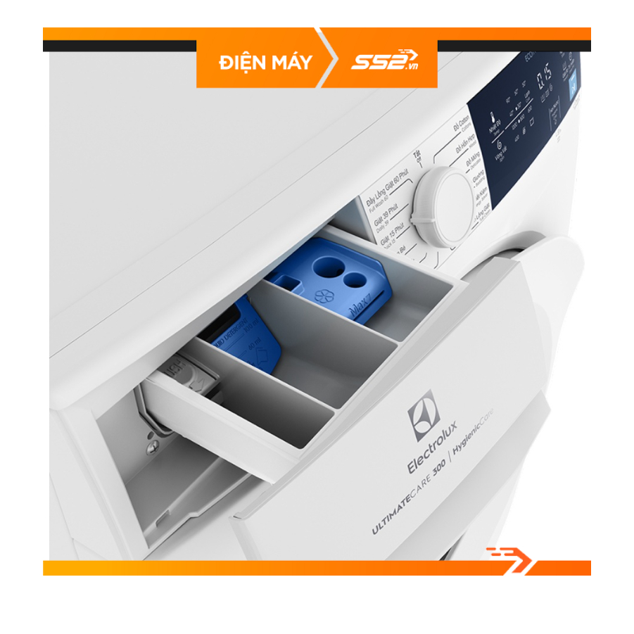 Máy giặt Electrolux Inverter 8 kg EWF8024D3WB - Hàng Chính Hãng