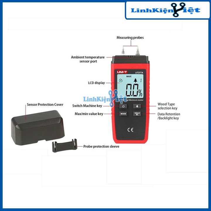 Máy Đo Độ Ẩm Gỗ UNI-T UT377A (BH 03 Tháng)