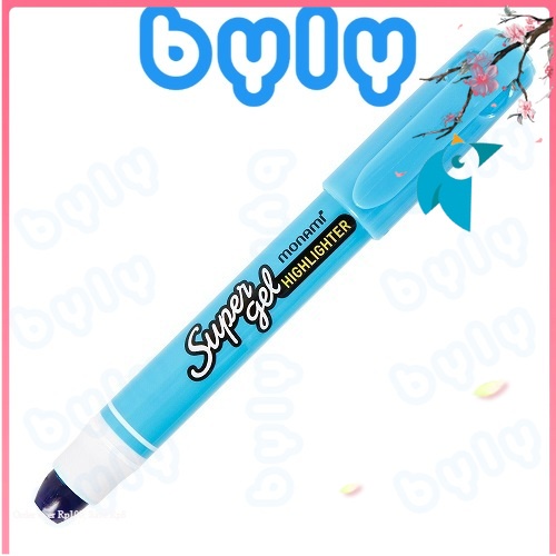 Super Gel Highlighter - bút dạ quang dạng sáp gel vặn xoay Monami sản phẩm chất lượng cao