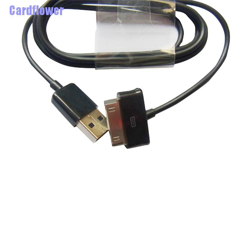 Cardflower  BK USB Sync Cable Charger Samsung Galaxy Tab 2 Note 7.0 7.7 8.9 10.1 Tablet