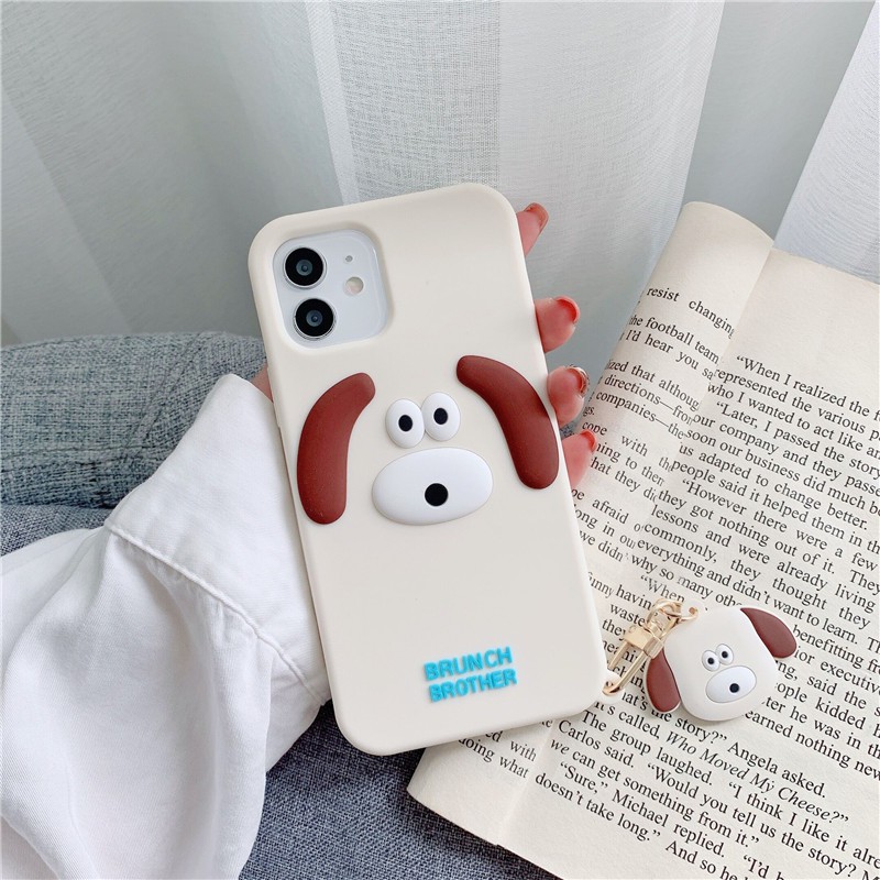 Ốp lưng iphone 14 pro max 13 pro max 12 pro max 11 pro max 11 dog mặt dây chuyền anti-drop ốp lưng điện thoại di động silicone vỏ mềm