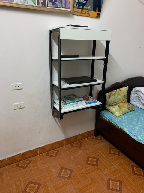 BÀN GẤP THÀNH KỆ TREO TƯỜNG THÔNG MINH | BigBuy360 - bigbuy360.vn