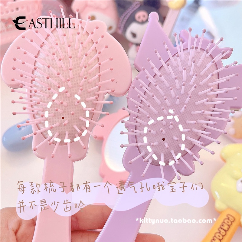 SANRIO Phụ Kiện Lược Cài Tóc Hình Búp Bê Cinnamoroll 3D Dễ Thương