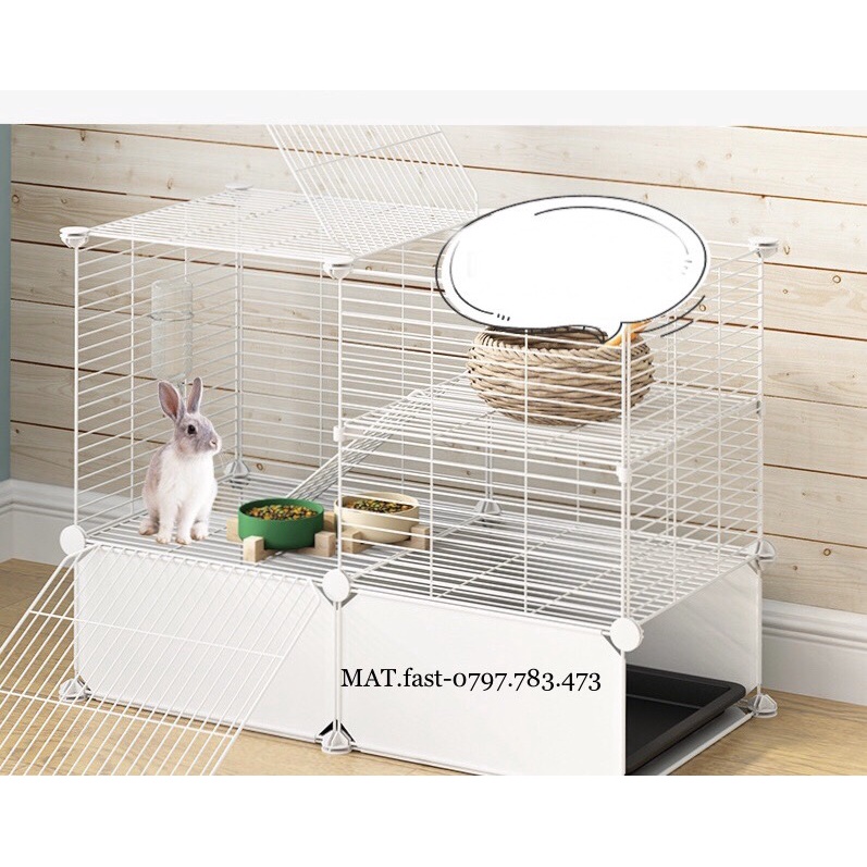 [COMBO] NGUYÊN COMBO CHUỒNG CHÓ MÈO THỎ BẰNG LƯỚI THÉP