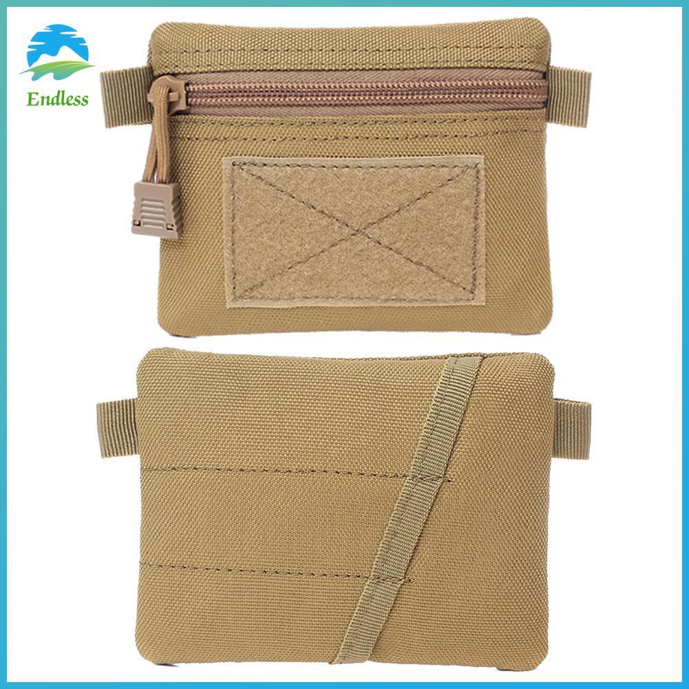 Outdoor EDC Molle Pouch Wallet Waterproof Portable Travel Zipper Waist Bag ☆endless☆