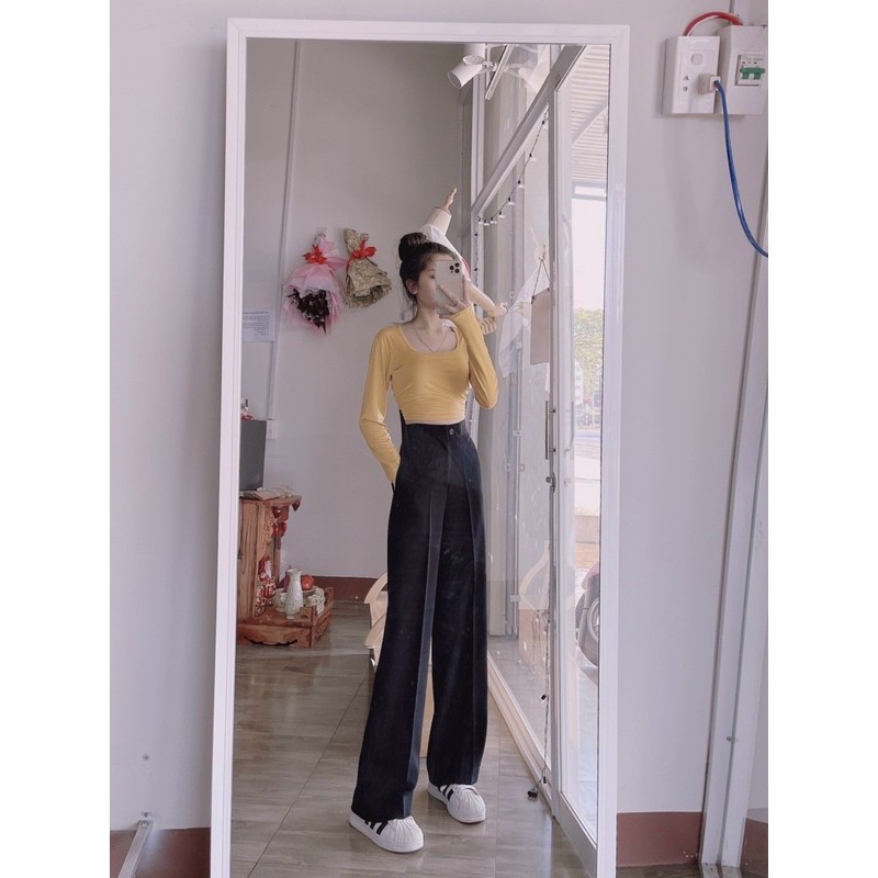 Quần Tây Nữ Ống Suông -Quần Suông Nữ Công Sở - Kèm Video Thật