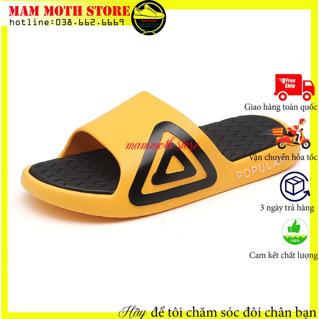 Dép đi trong nhà,dép quai ngang thời trang unisex ,đế cao su đi cực êm full size nam nữ 36-43