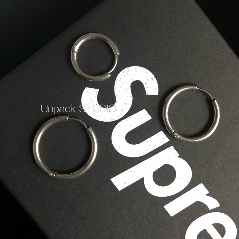 Khuyên Tai Thép Titan Kiểu Dáng Đơn Giản Thời Trang