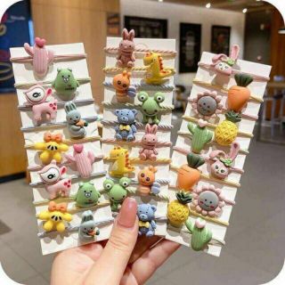 Set 10 dây buộc tóc cho bé