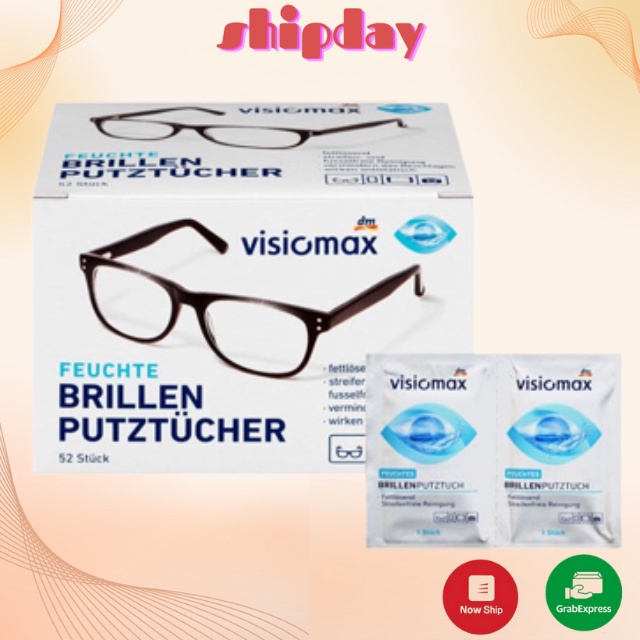 GIẤY LAU KÍNH VISIOMAX GIÚP LÀM SẠCH VÀ BẢO VỆ KÍNH 52 TỜ