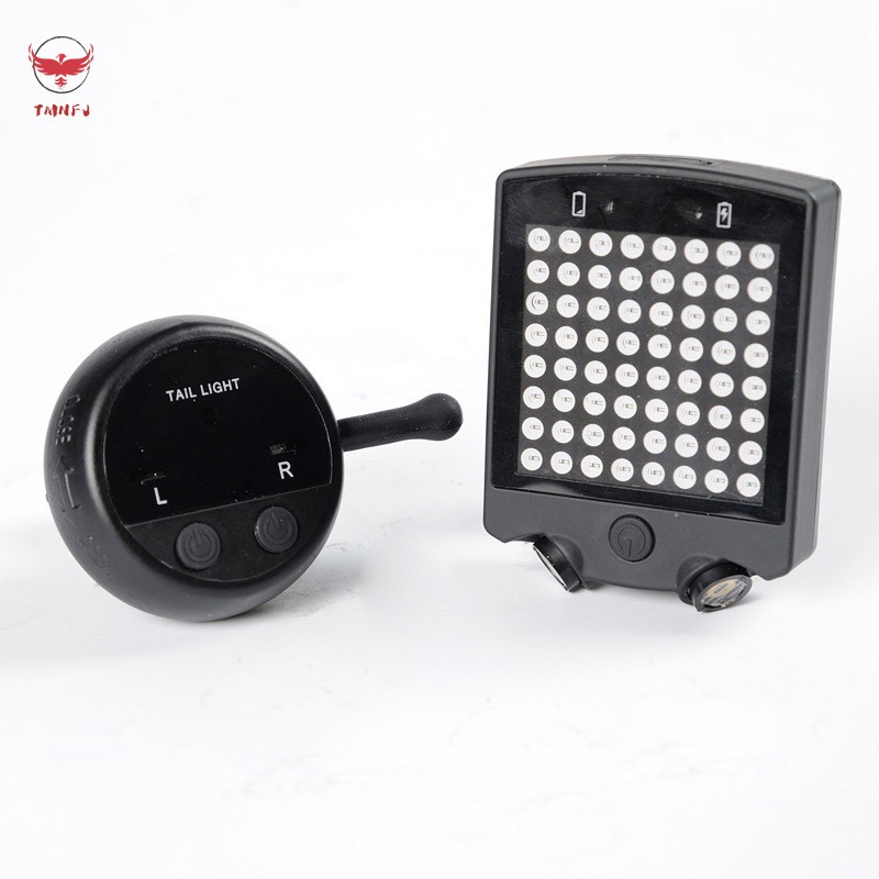 Đèn Led Tín Hiệu Phía Sau Xe Đạp Tmnfj 64 Led Kèm Remote Điều Khiển