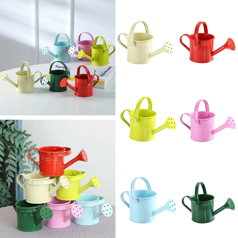 Bình Xịt Nước Mini Bằng Kim Loại Nhiều Màu Sắc Phong Cách Cổ Điển Dành Cho Trẻ Em Tưới Cây Vườn Nhà