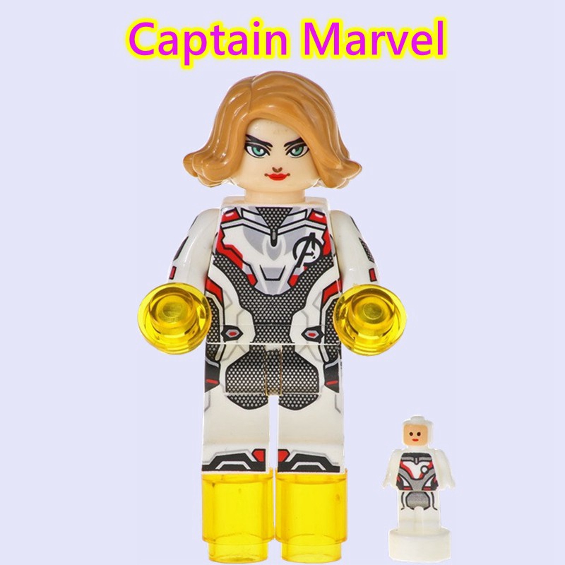 Mô Hình Lắp Ráp Nhân Vật Iron Man Captain Marvel Dành Cho Trẻ Em