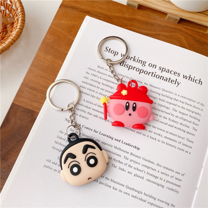 Vỏ bọc silicon mềm chống mất kiểu móc khóa hình hoạt hình bảo vệ cho định vị Apple Air Tag iPhone | BigBuy360 - bigbuy360.vn