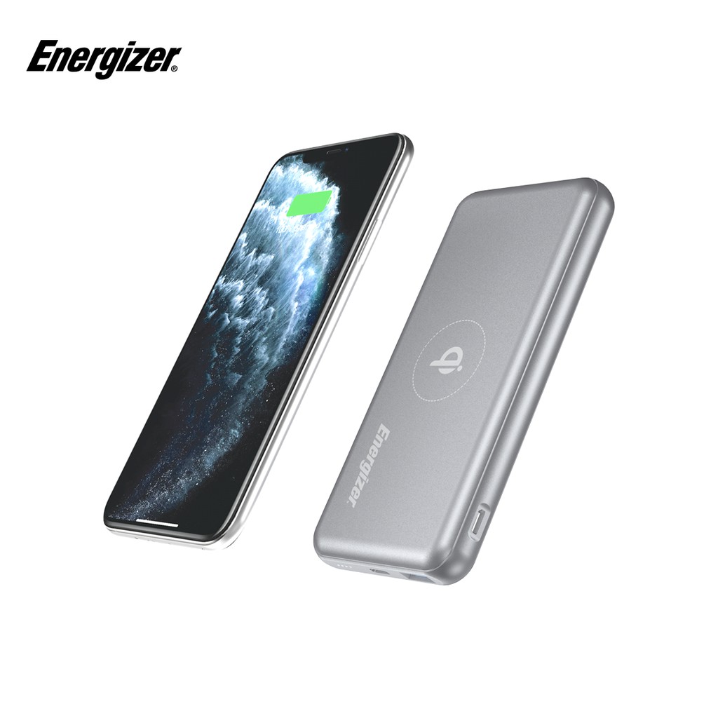 Sạc dự phòng Energizer 10,000mAh QE10007PQ - tích hợp sạc nhanh đa nền tảng, sạc không dây 10W chuẩn Qi, PD 18W