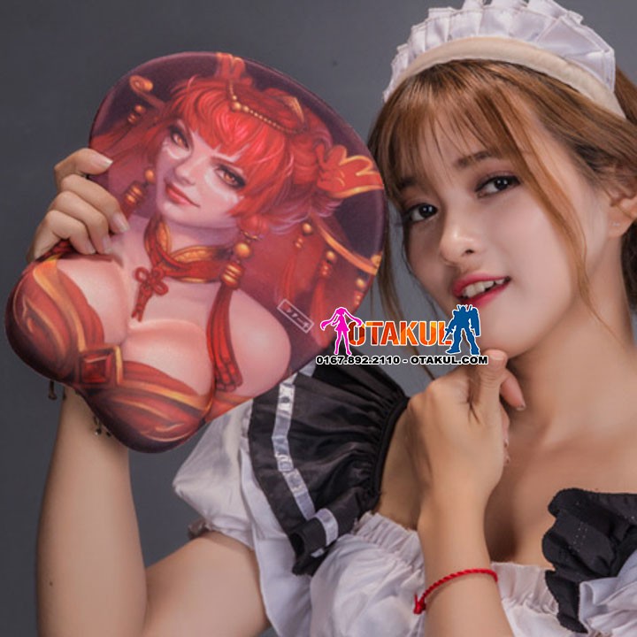 Lót Chuột 3D Original Character 3 - Oppai Mousepad [chống nước]