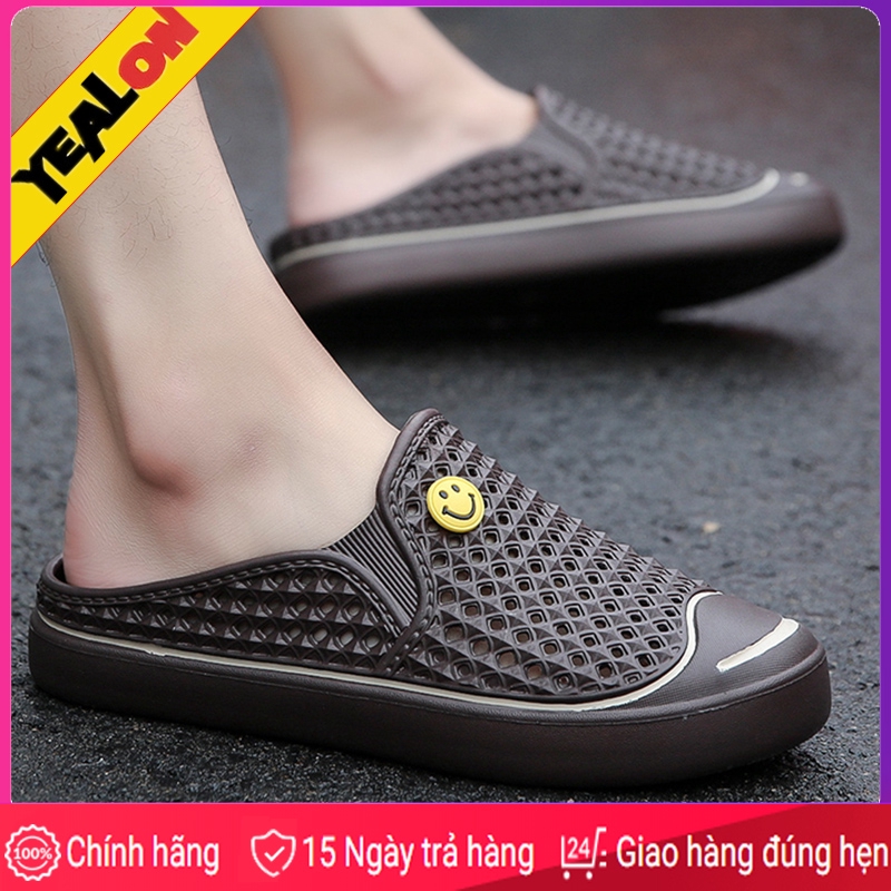 YEALON Giày sandal thời trang mùa hè dành cho nam Dép quai hậu nam nữ Sandal HàN DéP Quai HậU Nam Sandal Rẻ đI HọC Sandal QuốC MàU đỏ Sandal Nam Bitis Sandal Nam Xỏ NgóN Sandal Nam