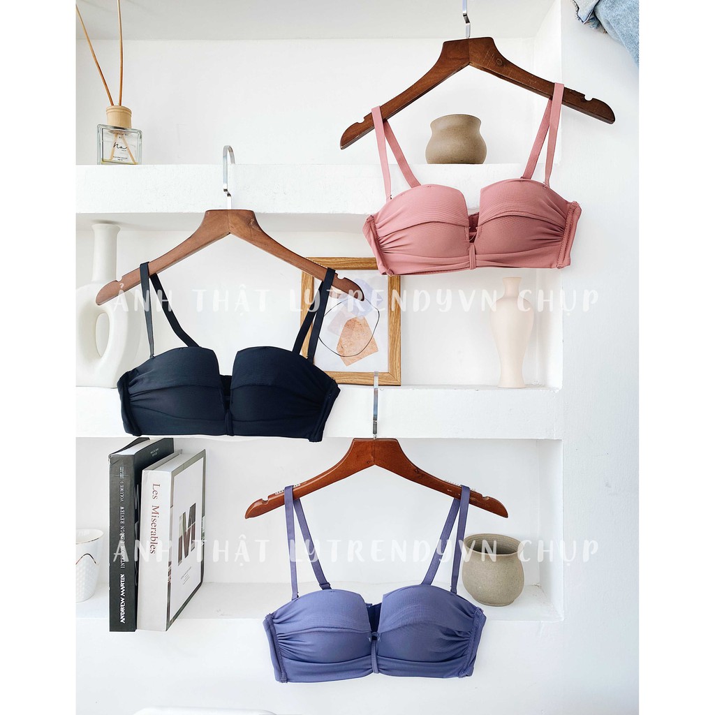 Áo ngực không gọng cúp ngang, rãnh V, nâng đẩy tạo khe, áo lót không dây LYTRENDY AQ10 | BigBuy360 - bigbuy360.vn