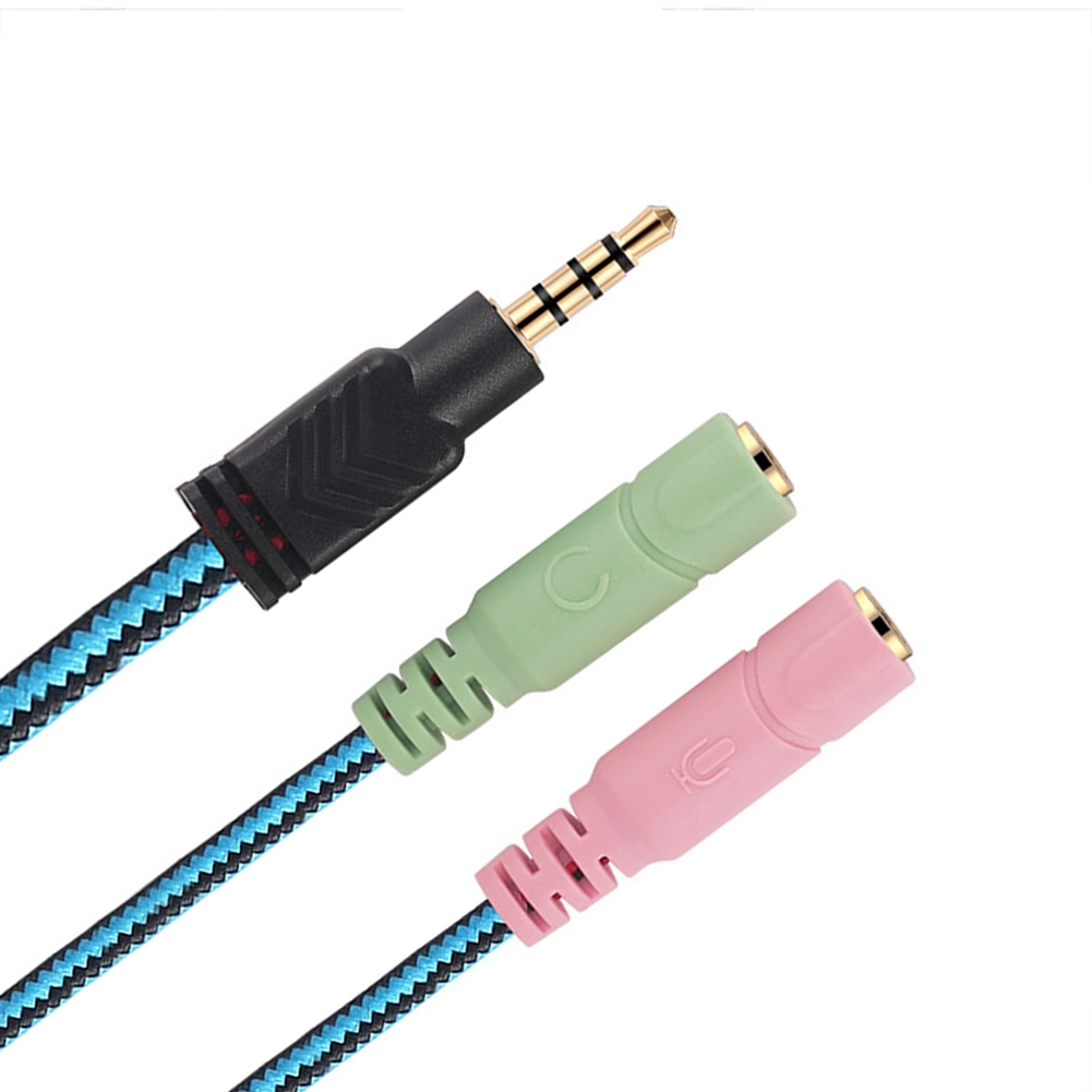 Dây cáp chia cổng âm thanh 3.5mm từ 1 đầu cái sang 2 đầu đực | BigBuy360 - bigbuy360.vn