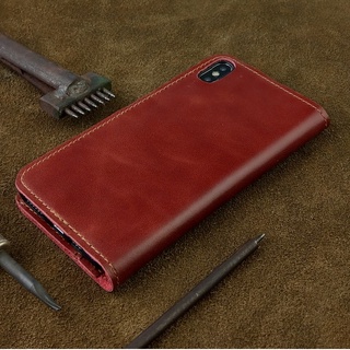 Bao Da Iphone XS Max Handmade Da Bò Thật