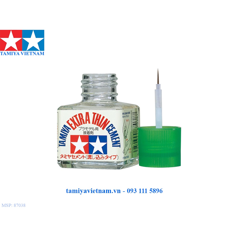 87038 Keo dán mô hình nhựa TAMIYA EXTRA-THIN CEMENT (40ml)