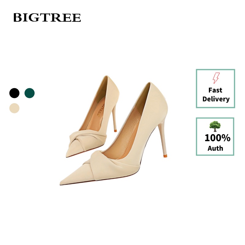 Giày cao gót BIGTREE 3391-3 mũi nhọn phong cách Hàn Quốc thời trang cho nữ