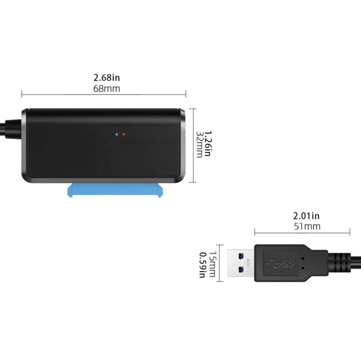 Bộ Chuyển Đổi Ổ Cứng Hdd Usb 3.0 Sang 2.5 "/ 3.5" Ide Sata