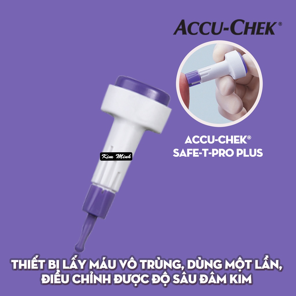 Kim bấm Accu-Chek an toàn, dễ sử dụng