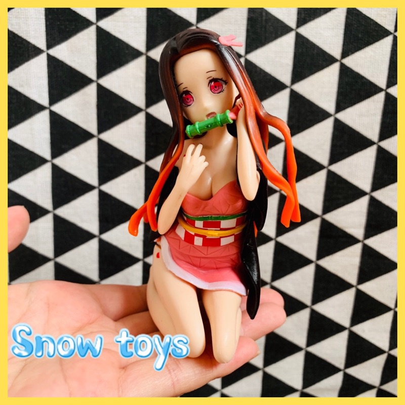 Tổng hợp Mô hình nezuko Kimetsu No Yaiba - thanh gươm diệt quỷ - Kamado Nezuko các tư thế nằm ngồi quỳ đứng -Cao 6~15cm