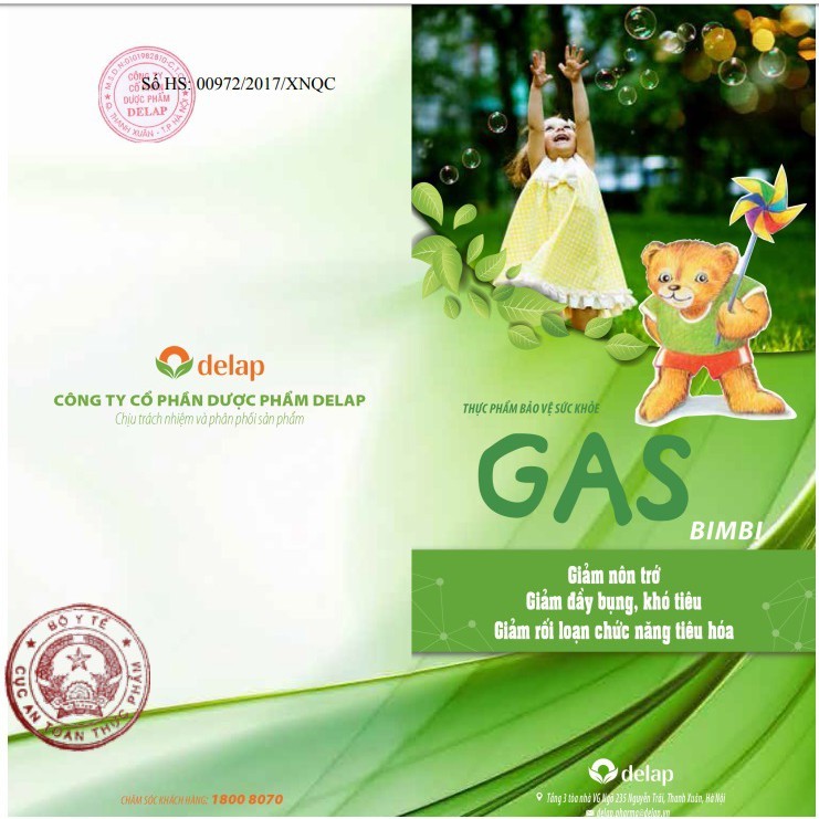 Siro Gas Bimbi (Lọ 30ml) - Hỗ Trợ Giảm Đầy Hơi, Nôn Trớ, Chướng Bụng, Khó Tiêu Cho Trẻ